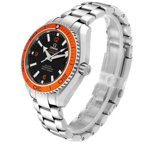 omega seamaster naranja|omega seamaster planet ocean main collection.